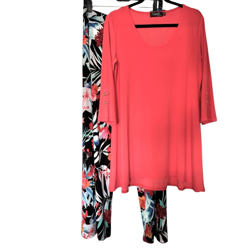 Sympli Coral Tunic